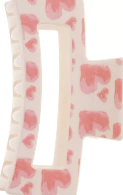 Dazzling Hair Clip Valentine Pink