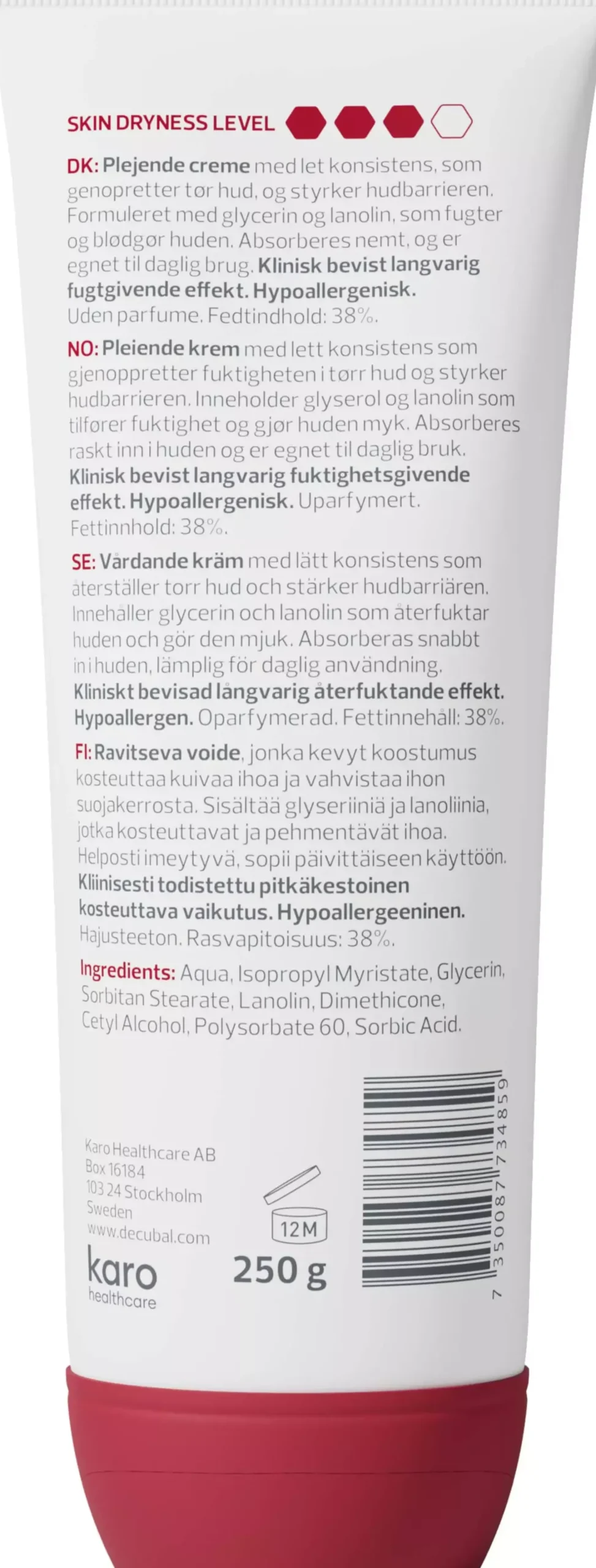 Decubal Restoring Clinic Cream 250 st
