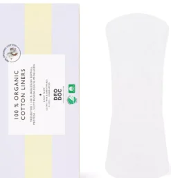 DeoDoc Organic Cotton Liner Unwrapped 22 st