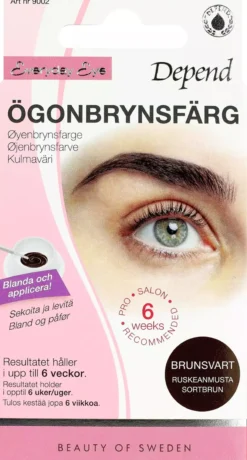DependEveryday Eye Eyebrow Tint Brunsvart