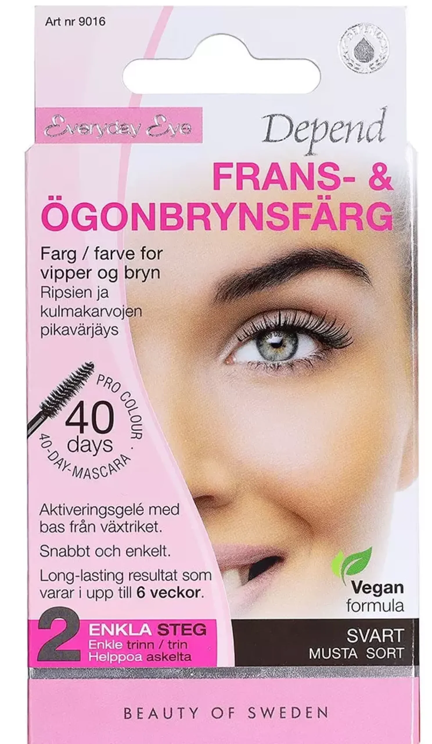 DependEveryday Eye Lash & Brow Tint Black