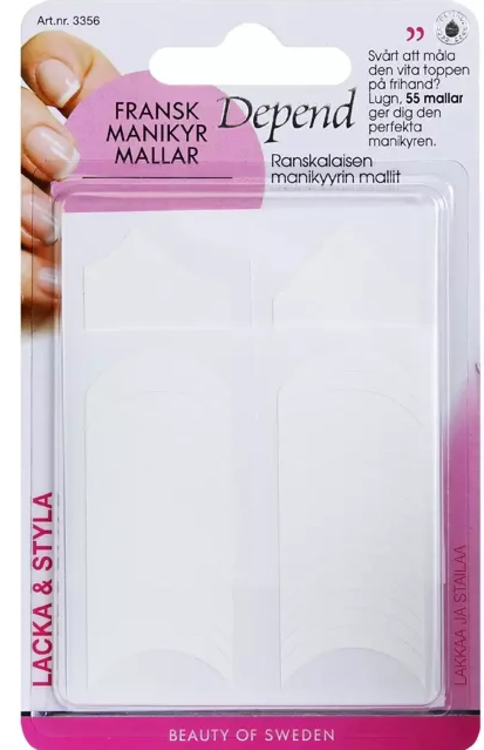 Depend Fransk Manikyr Mallar