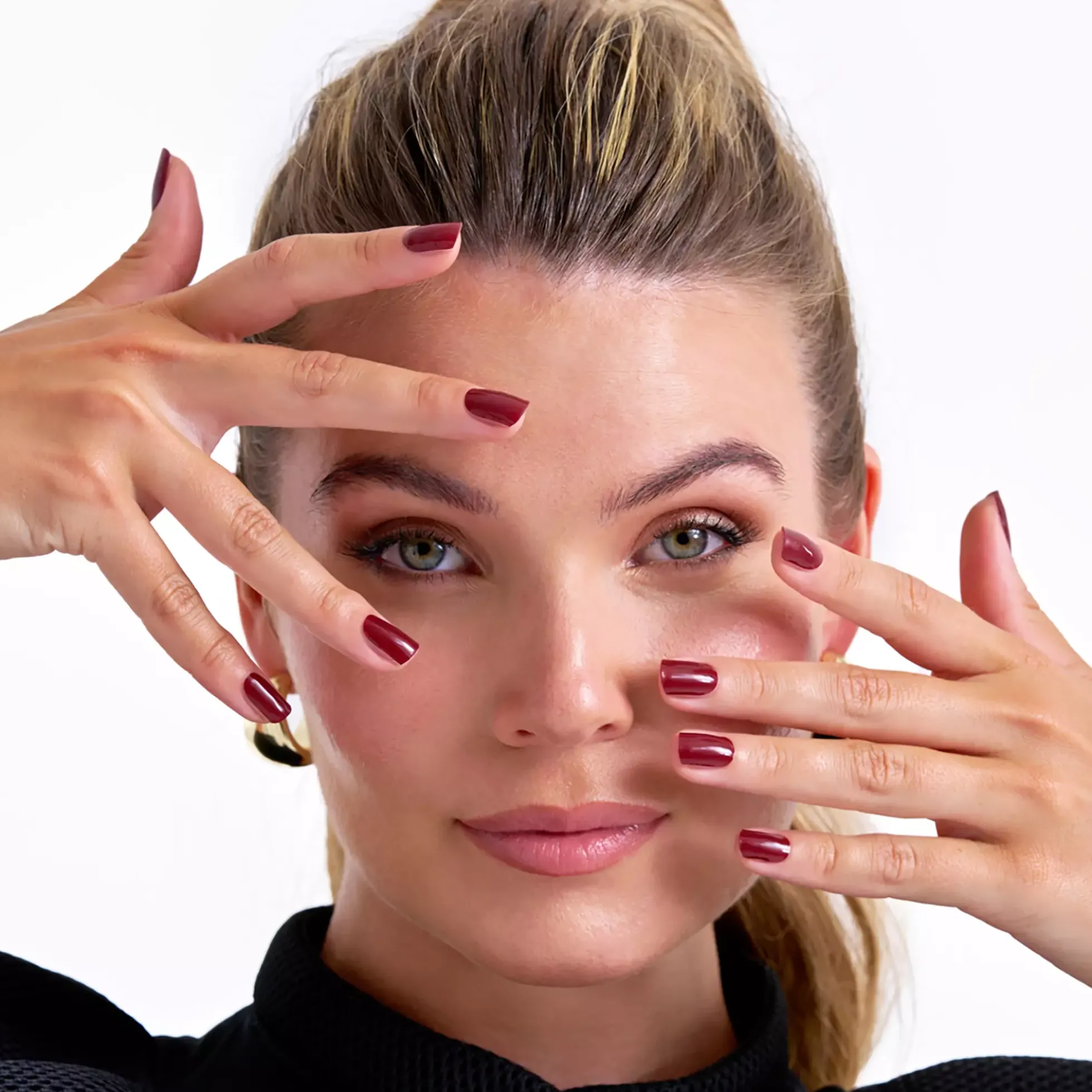 DependGel iQ Gel Nail Strips Bordeaux Dreams