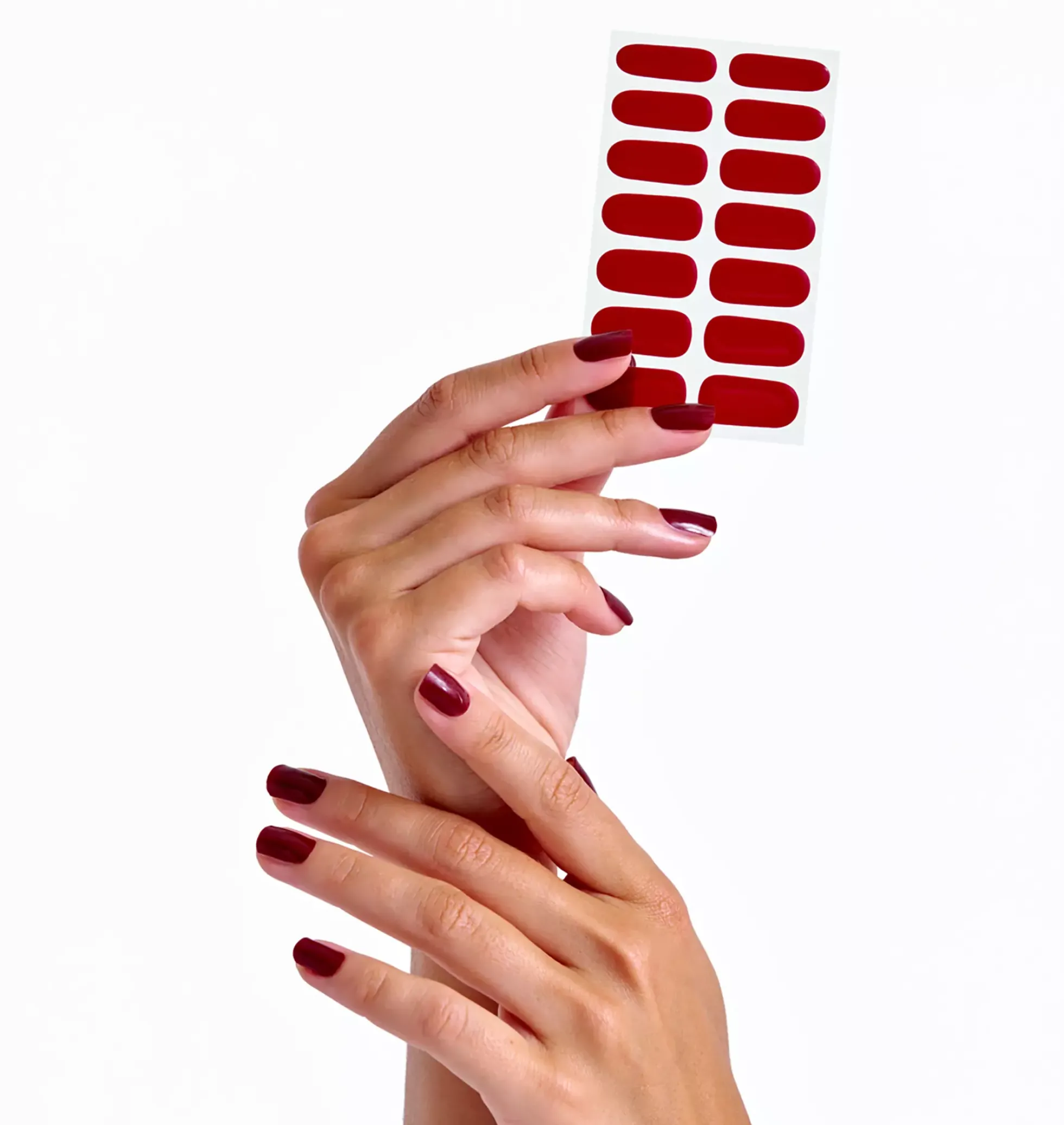 DependGel iQ Gel Nail Strips Bordeaux Dreams