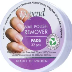 Depend Nagellackremover Pads 32st