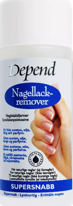 Depend Nagellackremover Supersnabb 30 ml