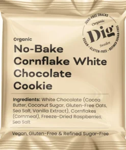 Dig Organic No-Bake Cornflake White Chocolate Cookie 35 g