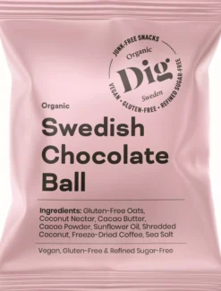 Dig Organic Swedish Chocolate Ball 25 g