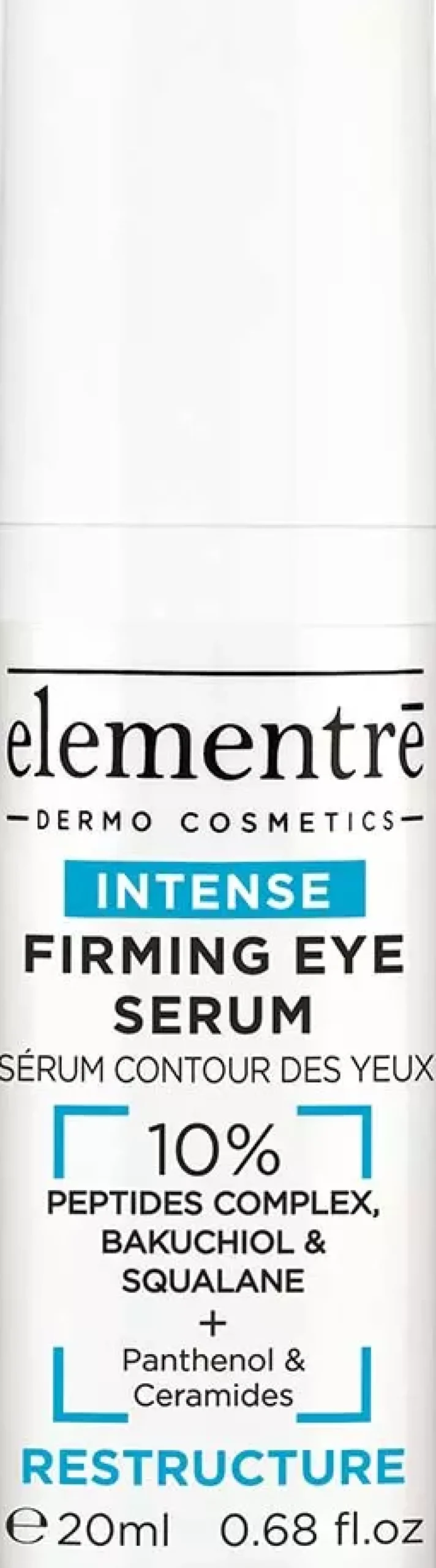 elementrē Firming Eye Serum 10% Peptides, Bakuchiol, Squalane 20 ml