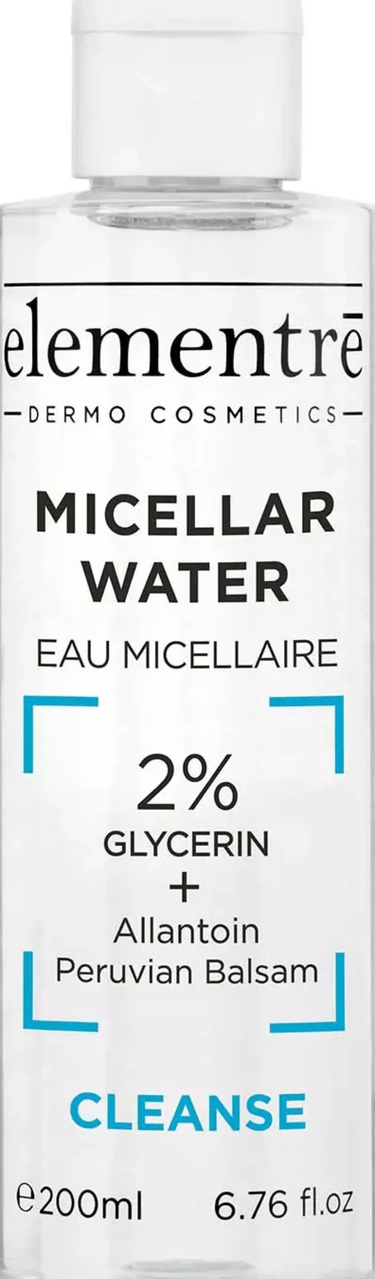 elementrē Micellar Water 2% Glycerin 200 ml