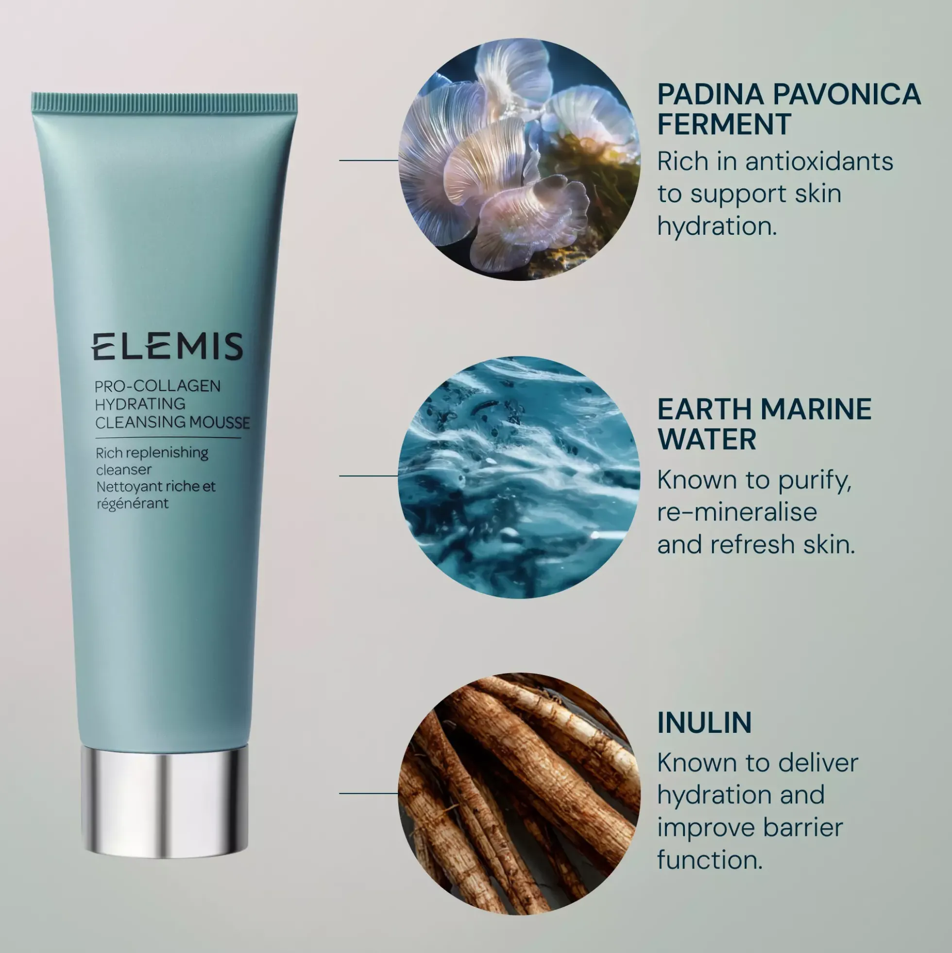 ElemisPro-Collagen Hydrating Cleansing Mousse 125 ml
