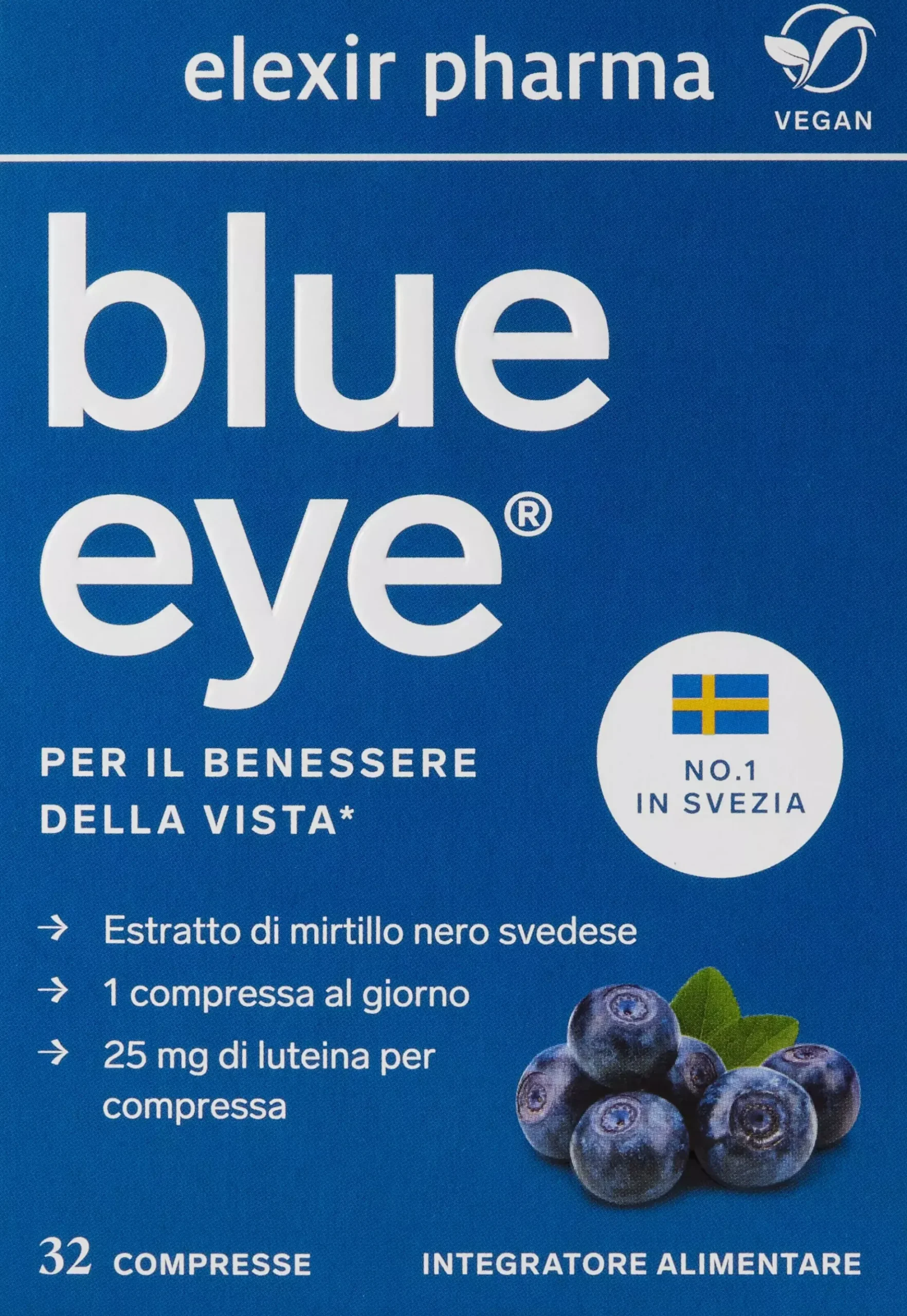Elexir Pharma Blue Eye®, 32 tabletter 32 st