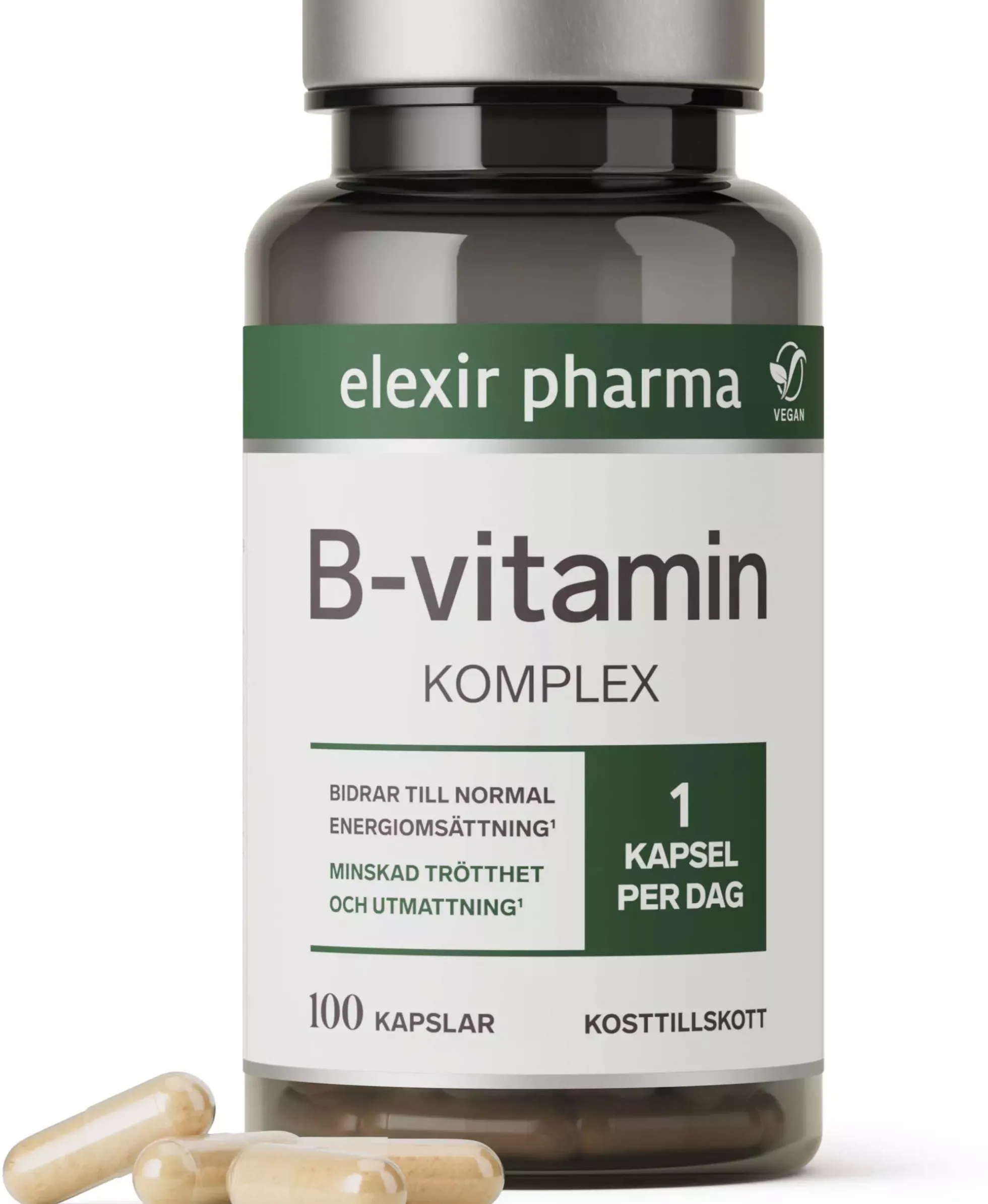 Elexir Pharma B Vitamin Komplex 100 st
