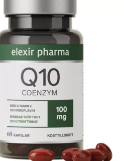 Elexir Pharma Coenzyme Q10 100mg 60 st