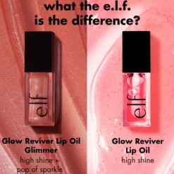 e.l.f. Glow Reviver Lip Oil Glimmer Super-neutral