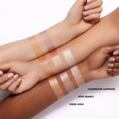 e.l.f. Halo Glow Highlight Beauty Wand Champagne Campaign