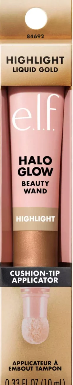e.l.f. Halo Glow Highlight Beauty Wand Champagne Campaign