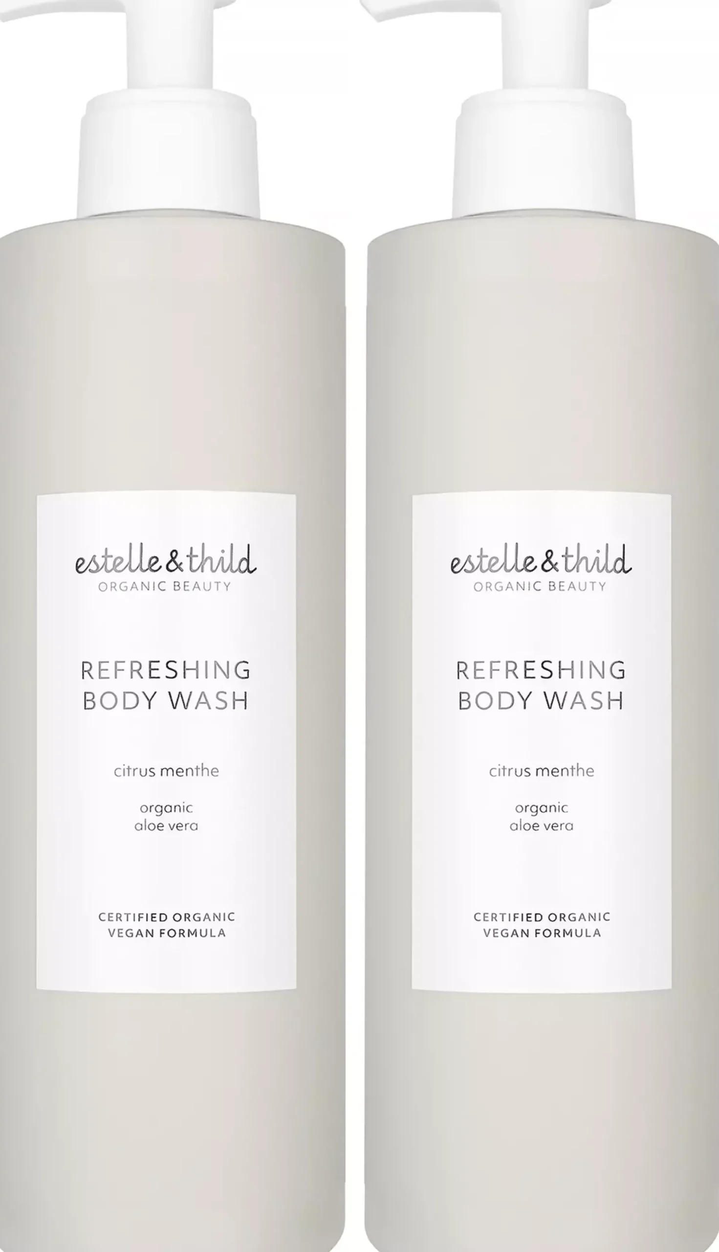 Estelle&Thild Organic BeautyCitrus Menthe Refreshing Body Wash 2 x 400 ml