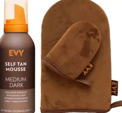 EVY Self Tan Bundle Mousse Medium/Dark 150 ml & Self Tan Glove