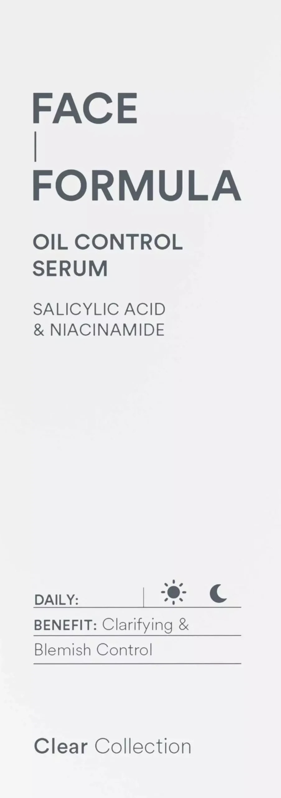 Face Formula Oil Control Serum 30 ml