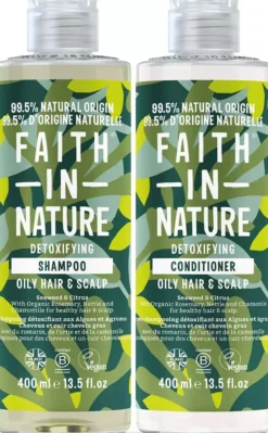 Faith in Nature Bundle Seaweed & Citrus Shampoo 400 ml & Conditioner 400 ml