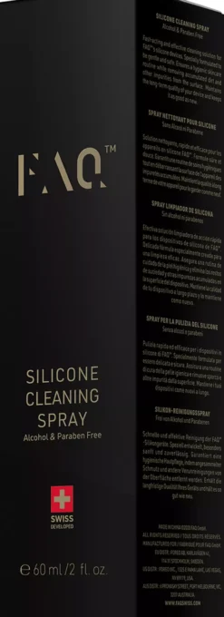 FAQ Swiss Silicone Cleaning Spray 60 ml