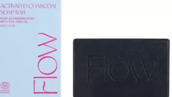 Flow Cosmetics Activated Charcoal Soap Bar 120 g
