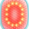 FOREOFLIP LED Detangling Hairbrush Pearl Pink