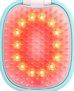 FOREOFLIP LED Detangling Hairbrush Pearl Pink
