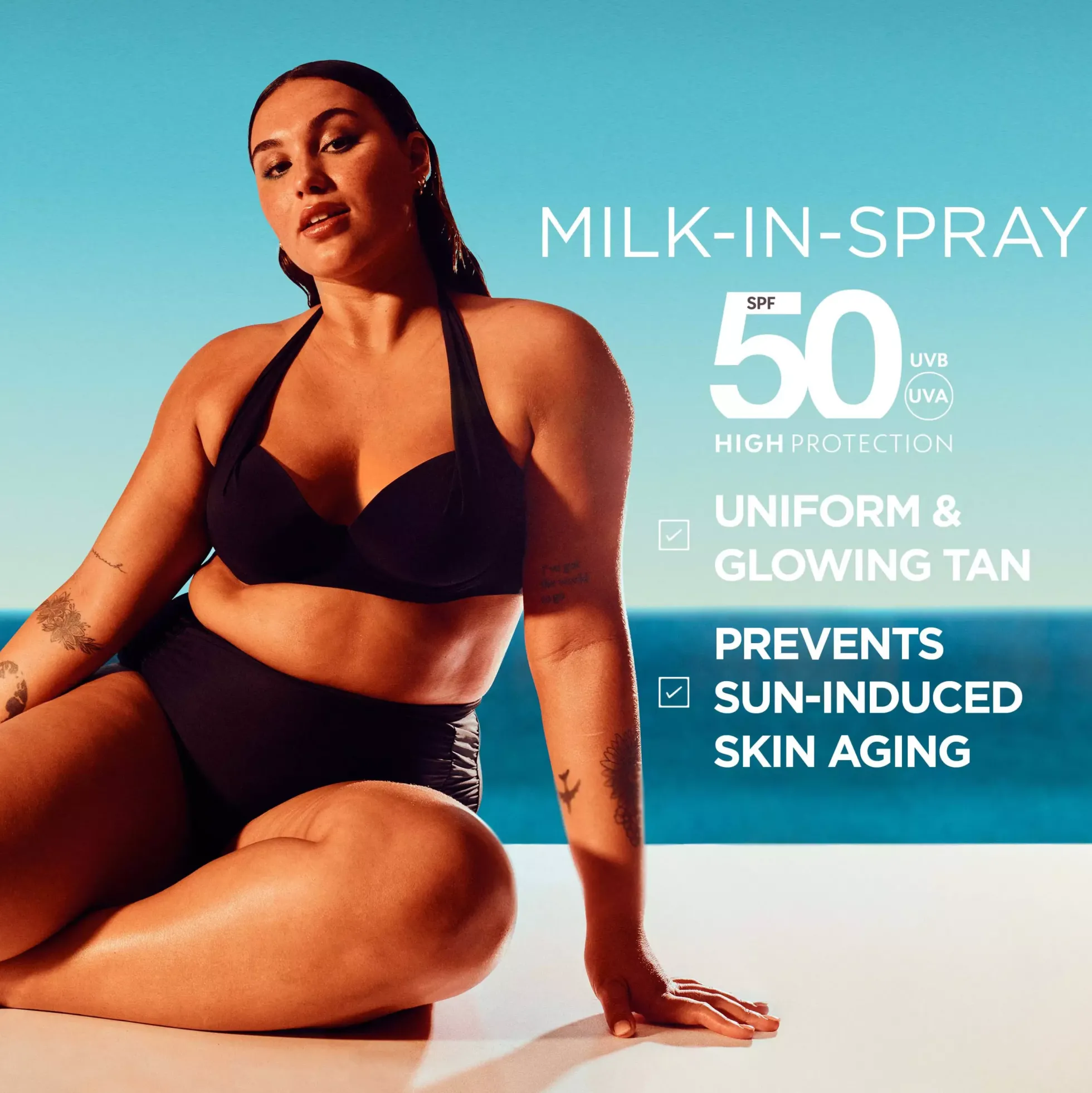 GarnierAmbre Solaire Ideal Bronze Milk-In-Spray SPF30 For Normal Skin 150 ml