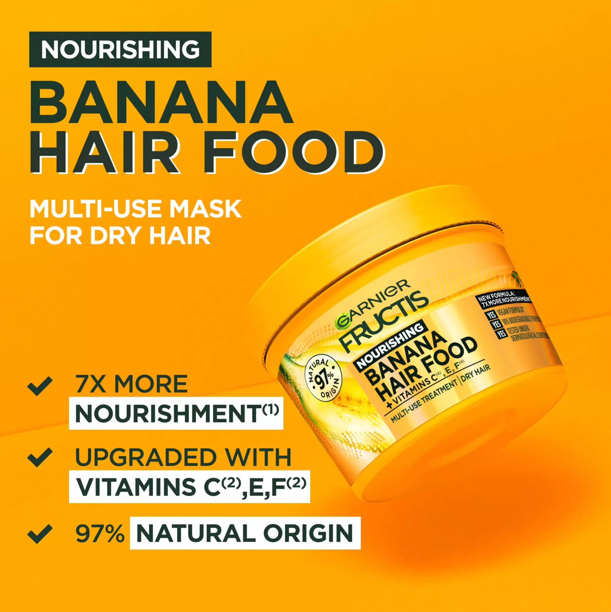 GarnierFructis Banana Hair Food Nourishing Hair Mask 400 ml