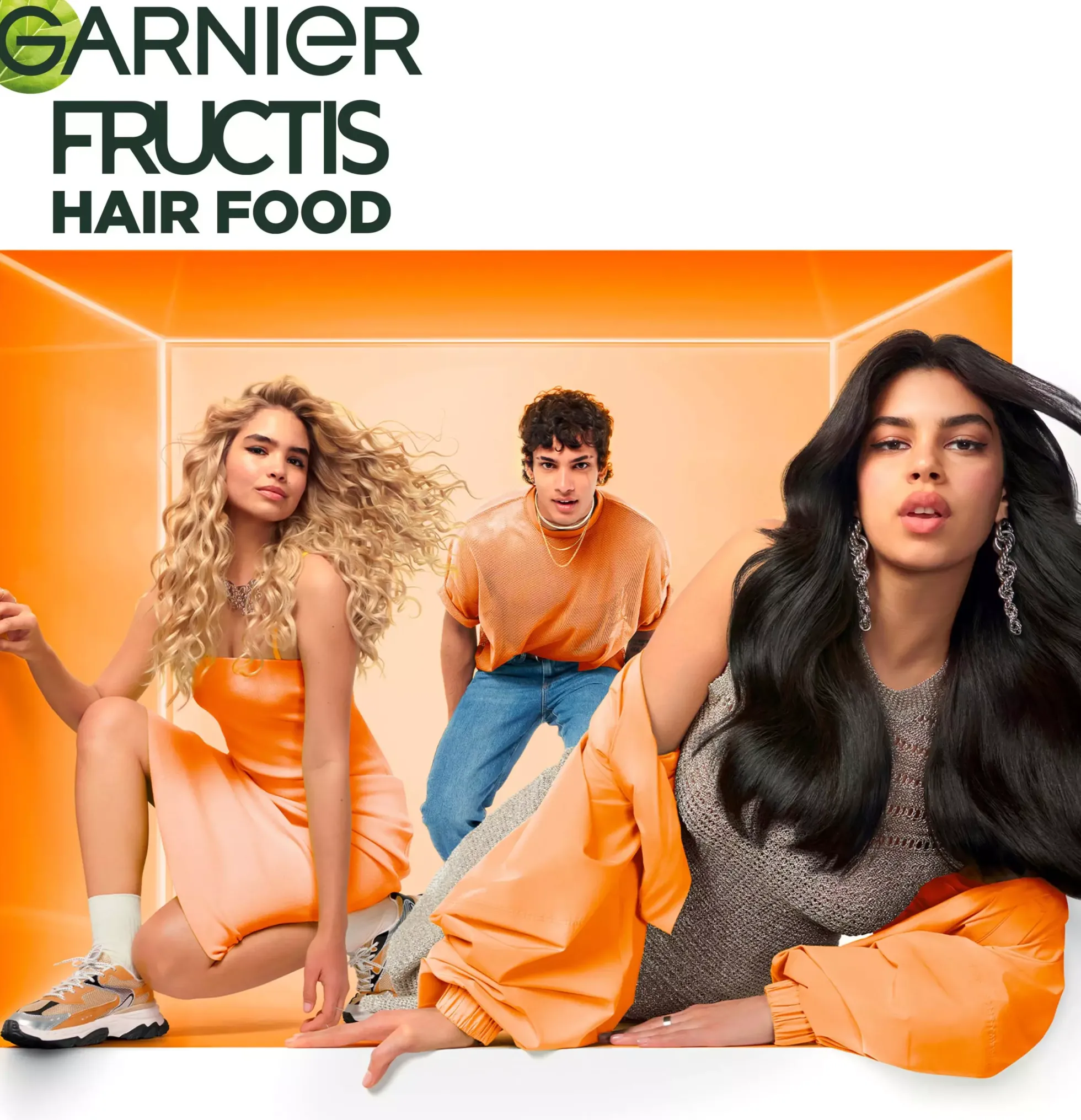 GarnierFructis Papaya Hair Food Repairing Shampoo 350 ml
