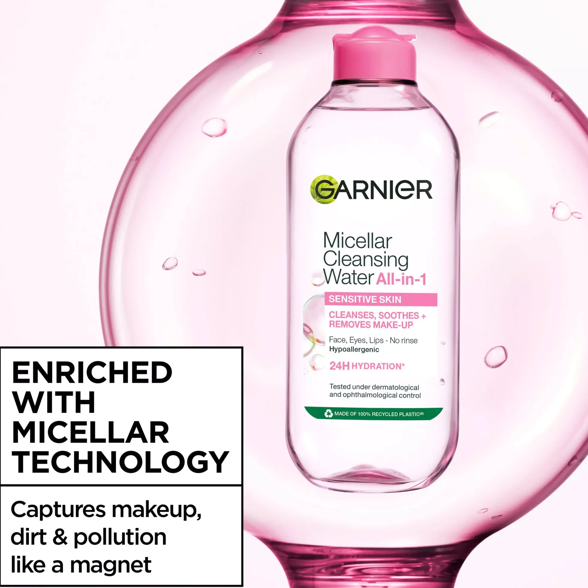 Garnier Micellar Cleansing Water All-In-1 for Normal & Sensitive Skin 100 ml