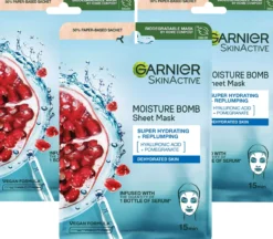 Garnier Pomegranate Sheet Mask Trio