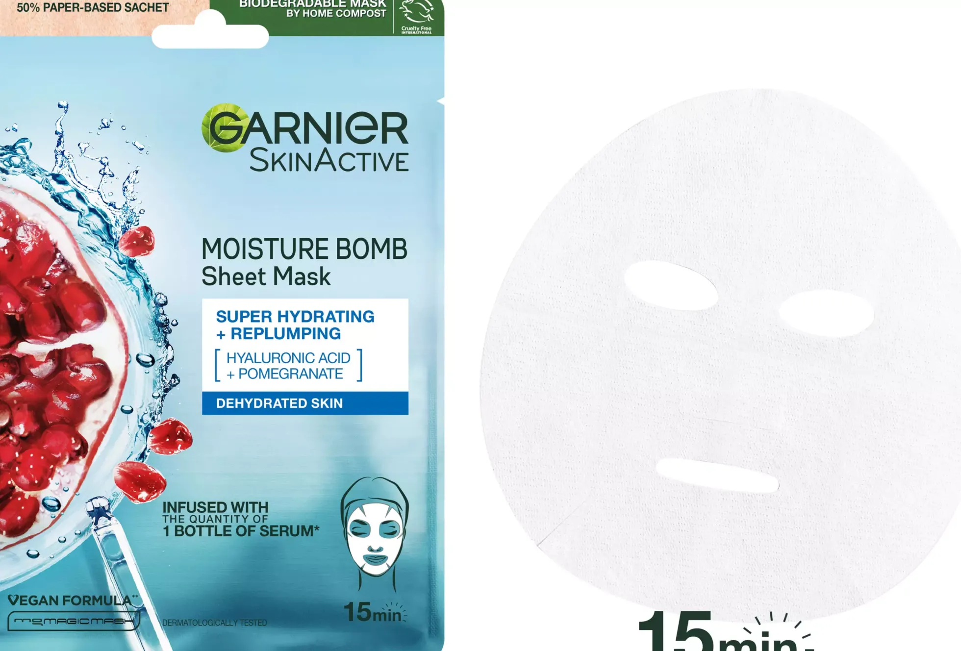 Garnier Pomegranate Sheet Mask Trio