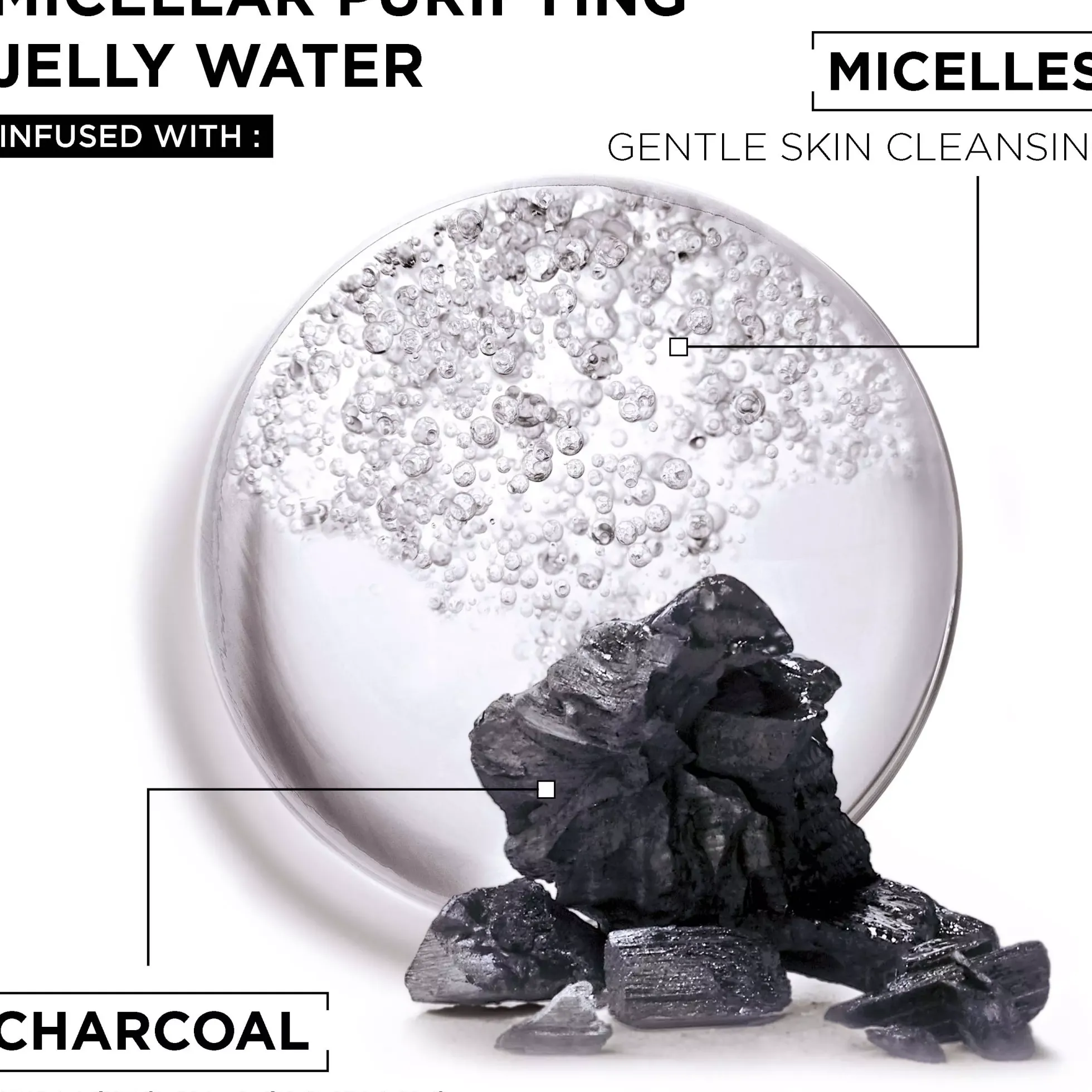 GarnierSkinActive Micellar Cleansing Jelly Water with Charcoal 400 ml