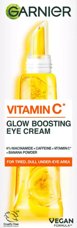 Garnier Vitamin C* Glow Boosting Eye Cream For Dull Skin 15 ml