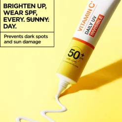 Garnier Vitamin C* Glow-Boosting Daily UV Fluid SPF50+ For Dull Skin Invisible 40 ml