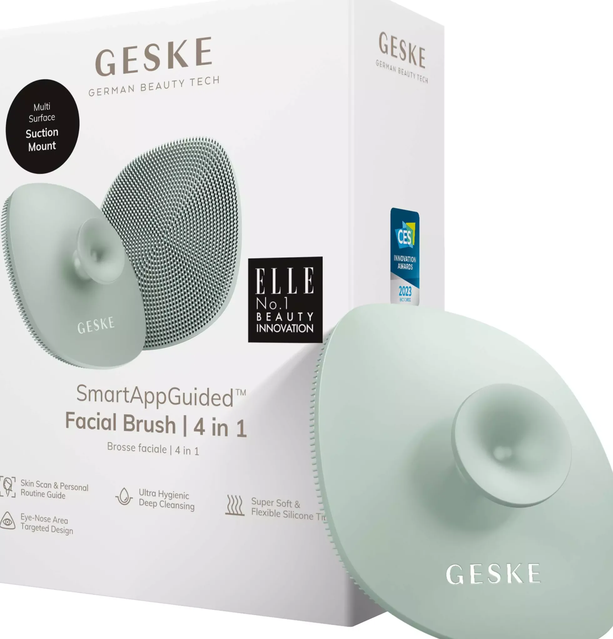 Geske4 in 1 Facial Brush Green