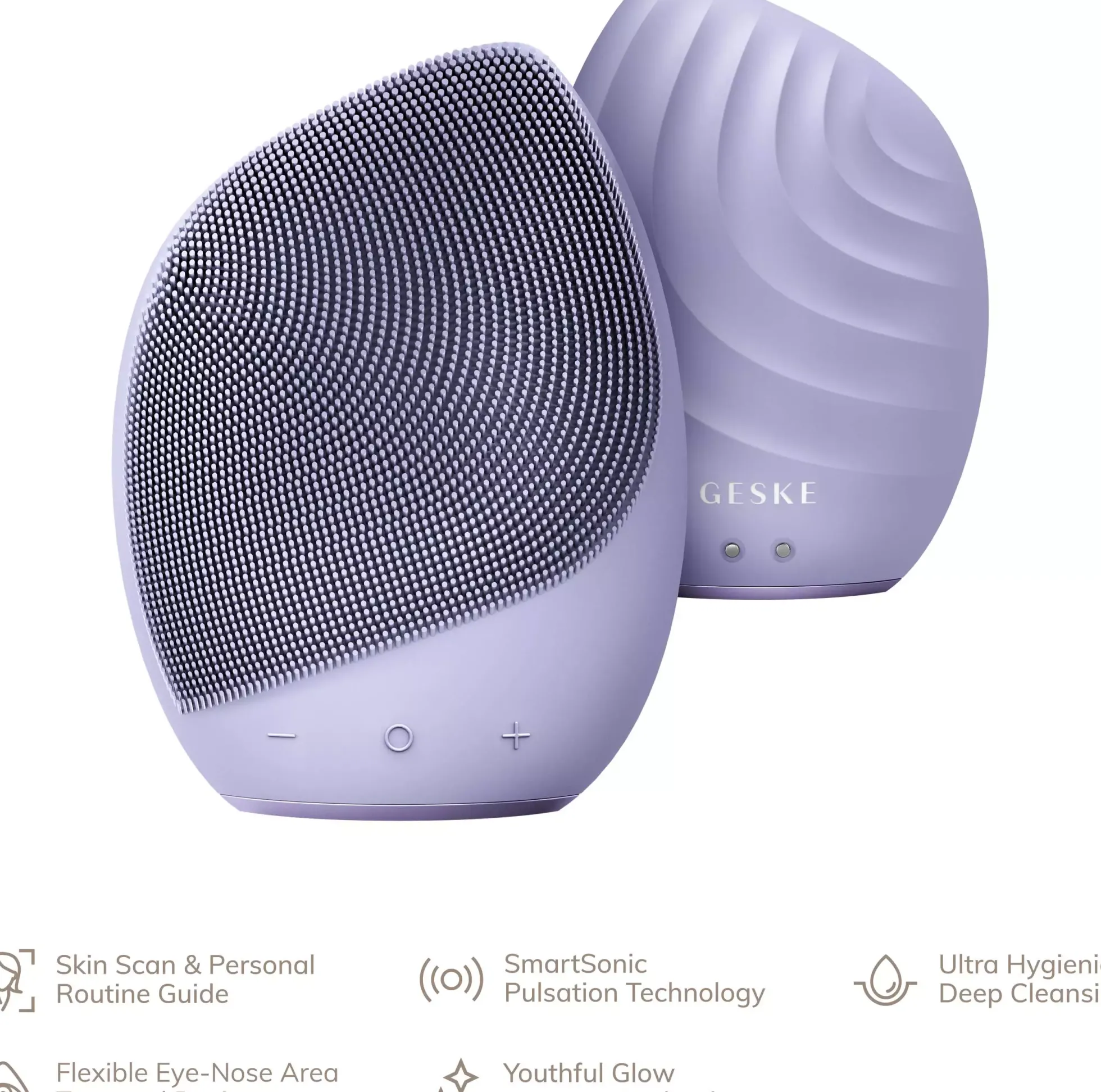 Geske5 in 1 Sonic Facial Brush Purple