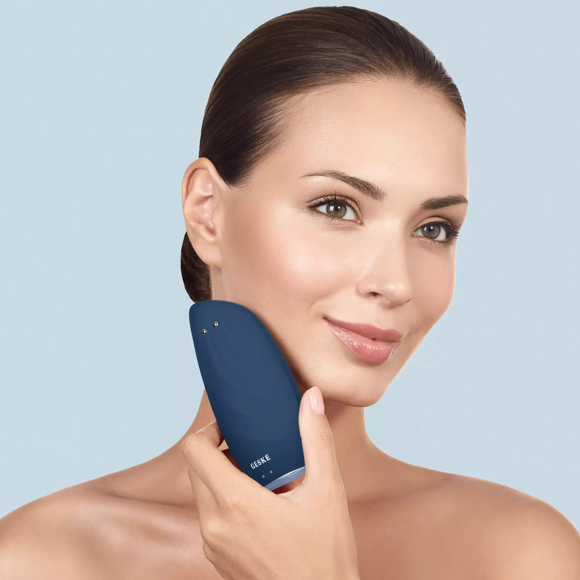 Geske8 in 1 Sonic Thermo Facial Brush & Face-Lifter Midnight