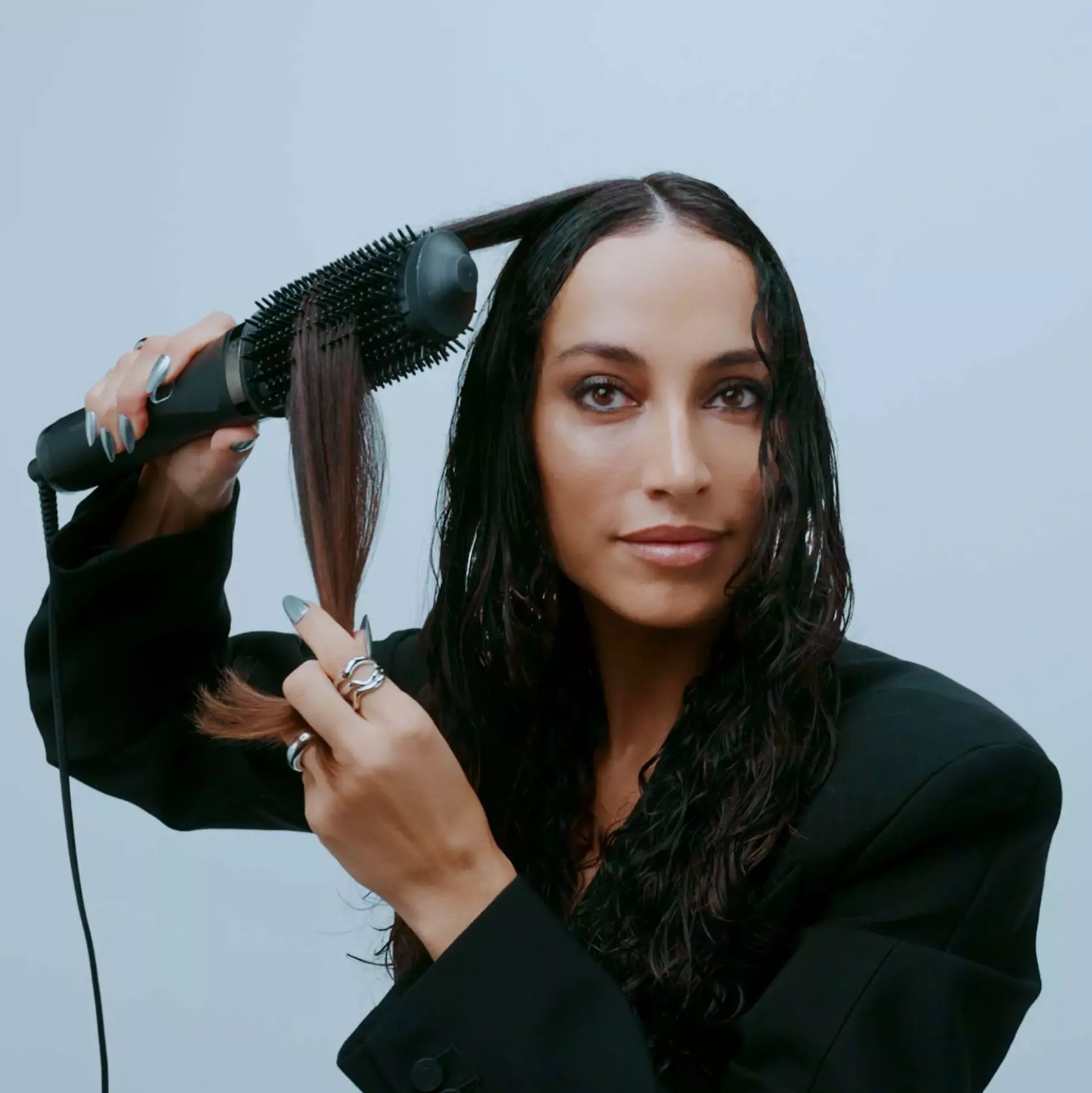 ghd Duet Blow Dry - 2-in-1 Hair Dryer Brush White