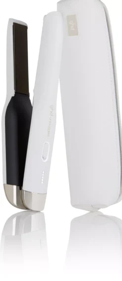 ghdUnplugged straightener in matte white