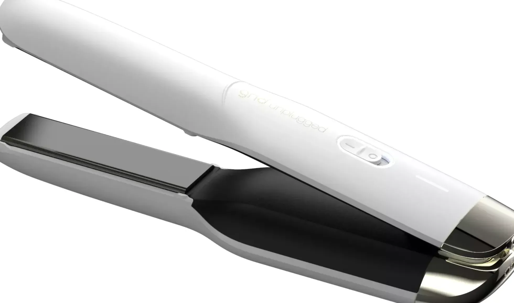 ghdUnplugged straightener in matte white