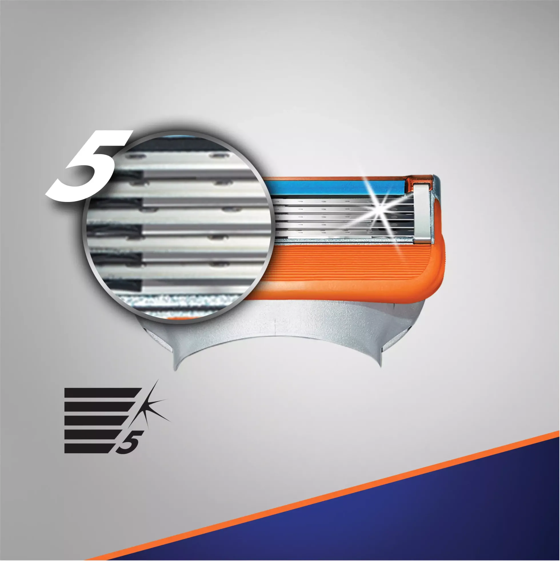 GilletteFusion5 Power Razor Blades 4-pack 4 st