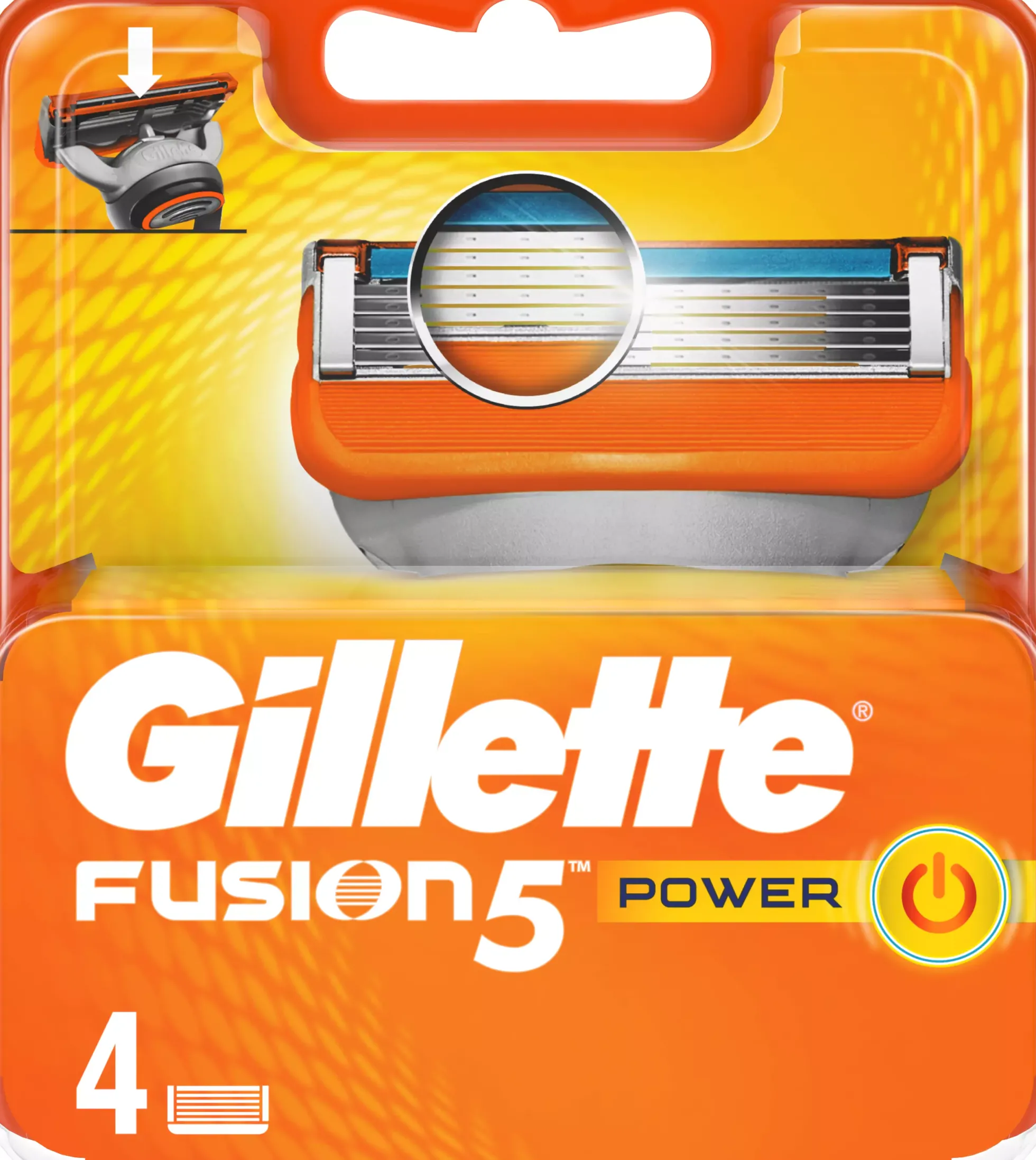 GilletteFusion5 Power Razor Blades 4-pack 4 st