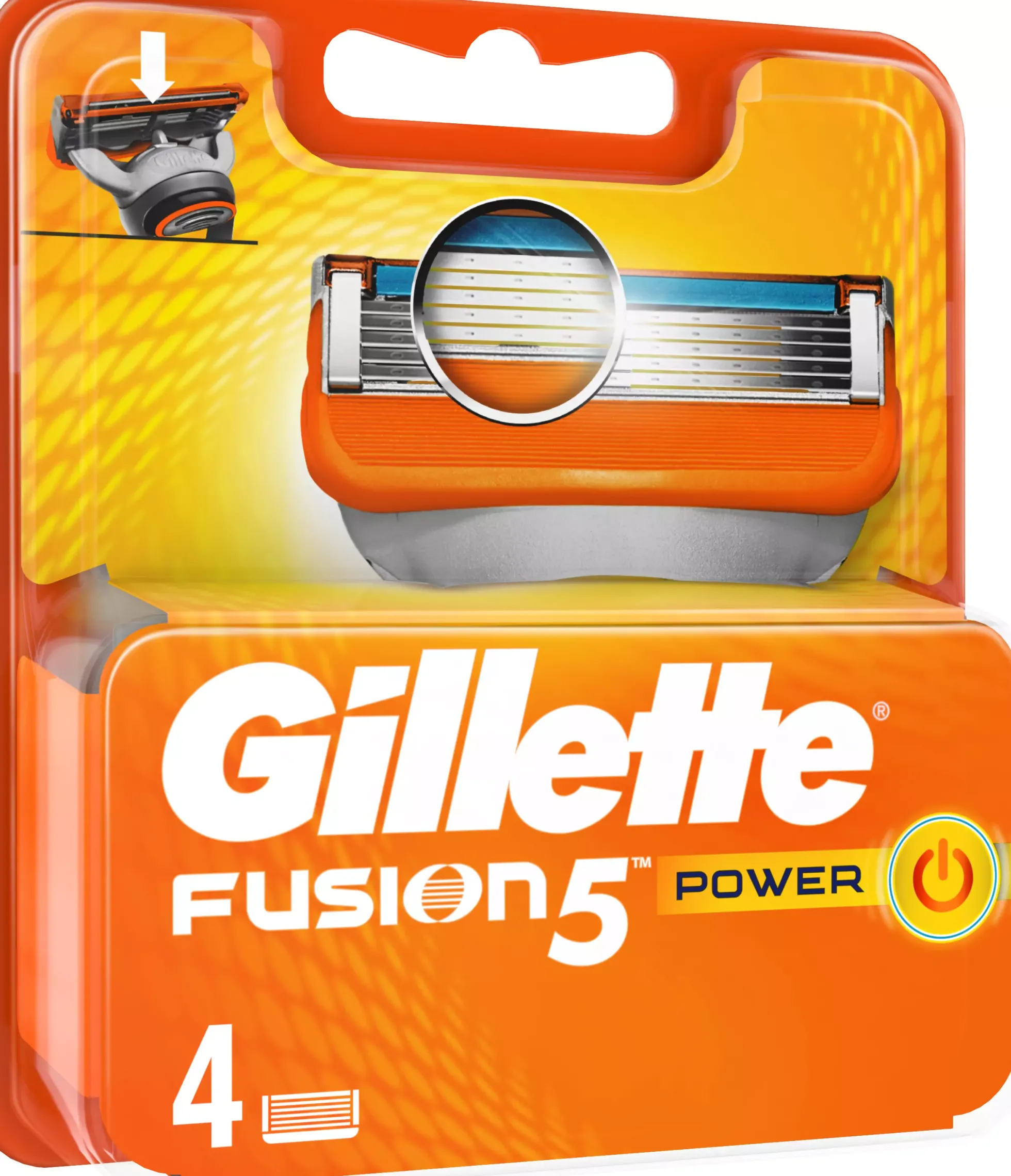 GilletteFusion5 Power Razor Blades 4-pack 4 st