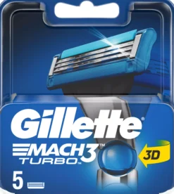 GilletteMach3 Turbo Men’s Razor Blade Refills 5 st