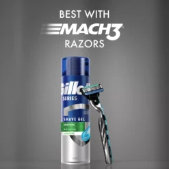 Gillette Series Sensitive Men's Shaving Gel 2x200ml 400 ml