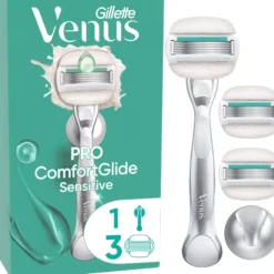 Gillette Venus Pro ComfortGlide Sensitive Razor & Holder 6 st